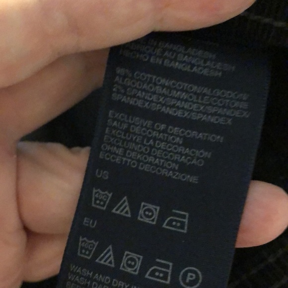 EUC Tommy Hilfiger Black Cord Boot Cut Jeans w/Tommy Logo Rivit/Zipper Closure - Picture 8 of 9